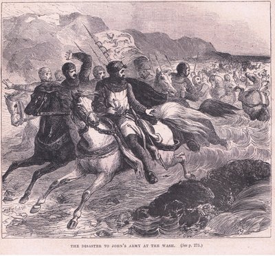 Katastrofen til Johns hær ved Wash av Charles Ricketts